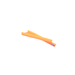 Track Narrow Straight Skew Left